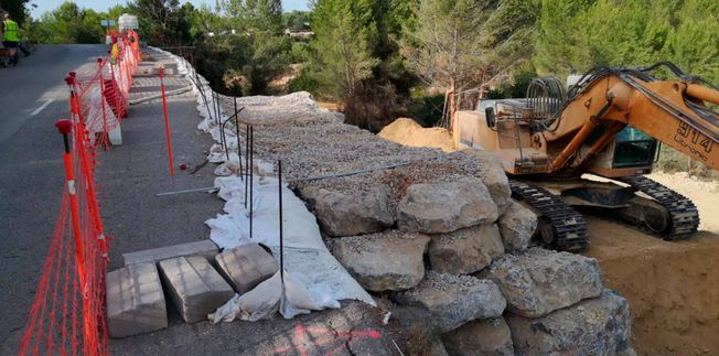 ESTABILIZACIÓN DE UN TALUD EN EL CAMÍ VELL DE SANT MATEU, SANTA GERTRUDIS