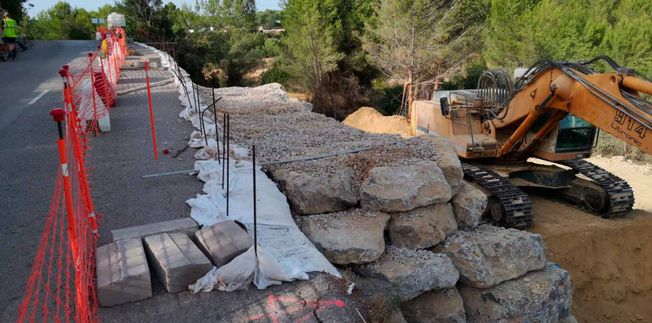 ESTABILIZACIÓN DE UN TALUD EN EL CAMÍ VELL DE SANT MATEU, SANTA GERTRUDIS